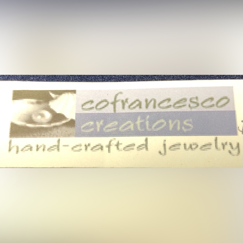 Handcrafted Sterling silver grey & white freshwater pearl earrings - Picture 6 of 6